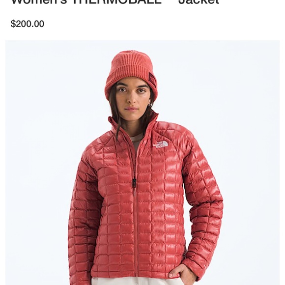 The North Face Fuchsia Thermoball Jacket, size XXL - Picture 6 of 7